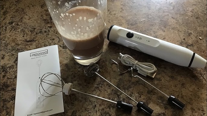 Rechargeable Electric Milk Frother Create Delicious Foam In - Temu