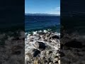 Las olas del bello Lago Nahuel Huapi