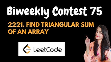 Leetcode Biweekly Contest 75 || Coding Problems discussed || Must Watch