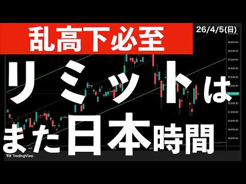 【乱高下必至？】リミットはまた日本時間！火曜日に注意！　#米国株 #日経平均 #sp500　#米国株 #日経平均 #sp500