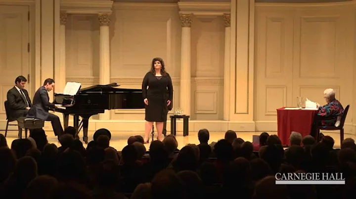 Carnegie Hall Vocal Master Class: Strauss's  "Sept...