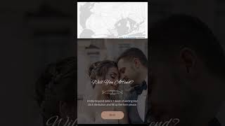 Wedding Invitation Website, Scan and Upload - RSVP - Countdown and more - Canva Template