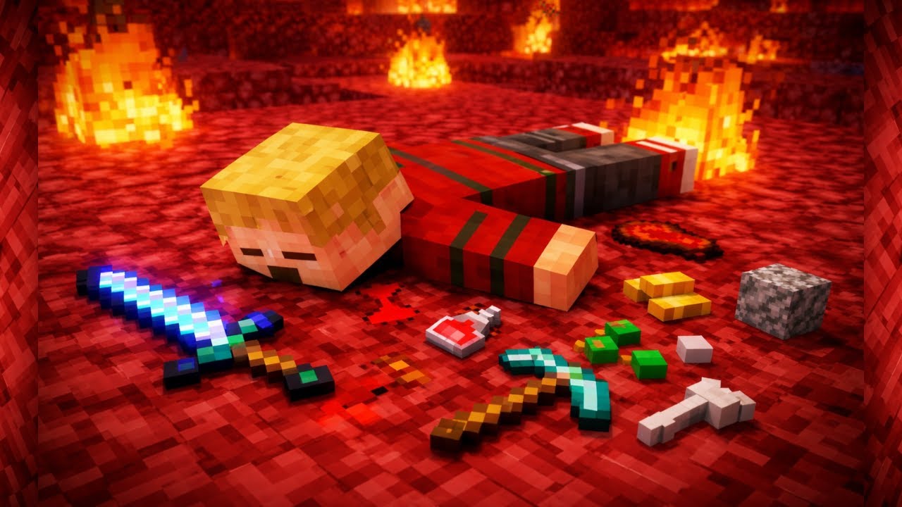 Das Nether war mein Ende | BastiGHG Random Block-Drops Challenge