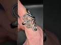 Watch me craft a unique yet stunningly beautiful ring crafted from an old fork ✨️ #cutleryjewellery