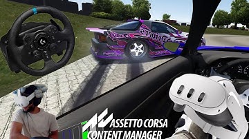How to Set Up Meta Quest 3 for Drifting in Assetto Corsa + Gameplay