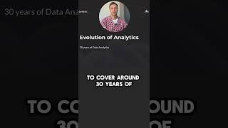 New lesson about Evolution of Analytics #surfalytics #datacommunity #historyofanalytics  #shorts