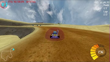 SuperTuxKart 0.8.1 Hacienda 6 times speed
