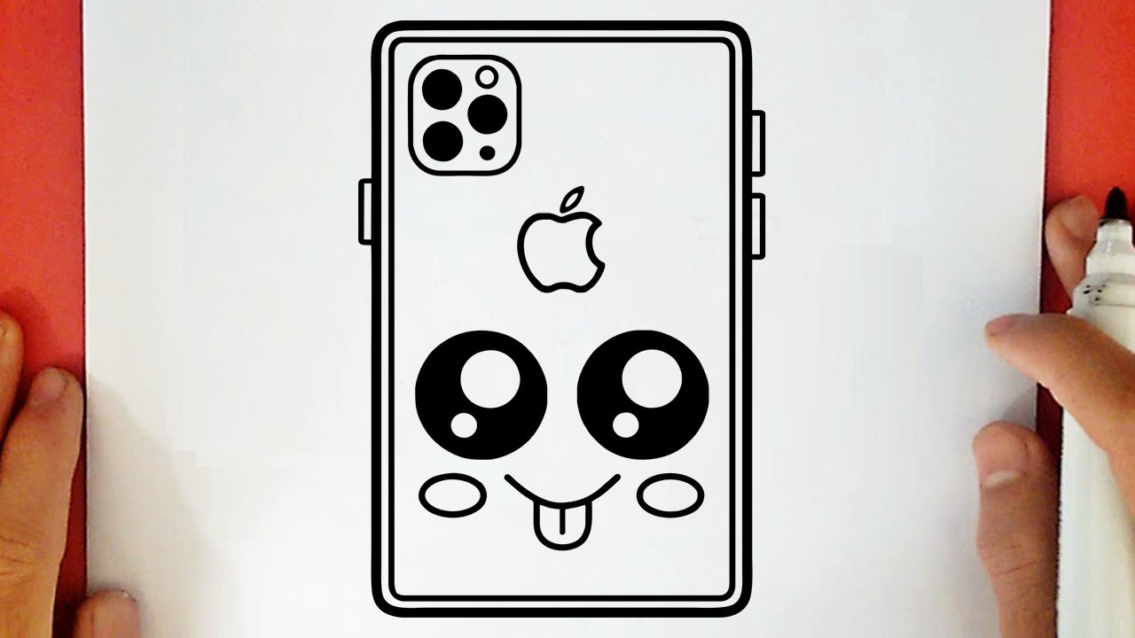 How To Draw A Funny iPhone 