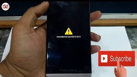 How to fix Blackberry 10 bberror problem solved 100%