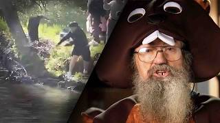 ‘YEET!’ Uncle Si Reacts to a Viral Animal Attack Gone Wrong | Duck Call Room #552