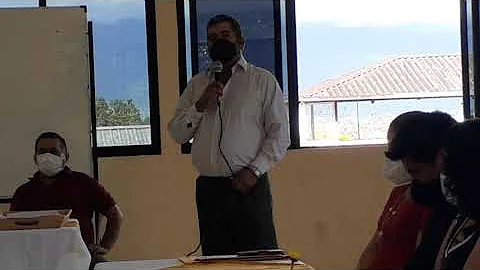 Alberto Rivadeneira  en el evento del Sindicato de...