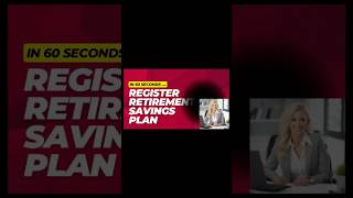What Is An RRSP In 60 Seconds ? #education #rrsp #retirementplanning