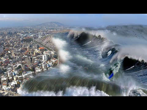 Tsunami destroys Bangladesh in 2 minutes! Cyclone Remal swept away houses wildly