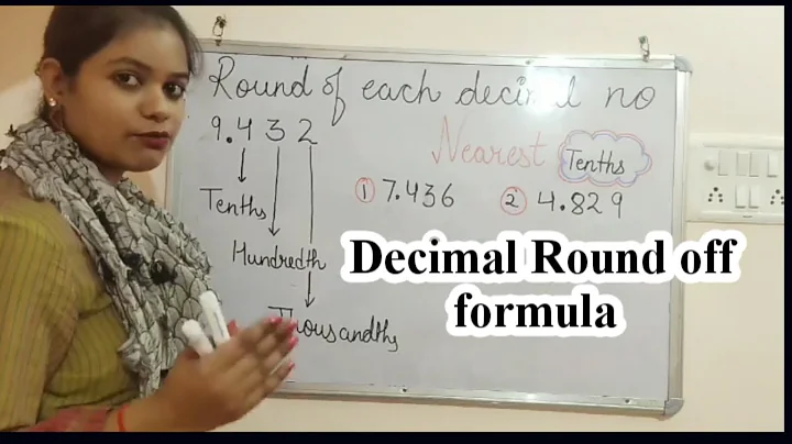 Decimal Rounding off | Decimal Round off formula | MATHS TRICKS | Math tricks for decimal round off