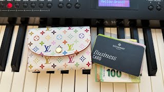 WHAT FITS INSIDE A LOUIS VUITTON X MURAKAMI ROSALIE COIN PURSE
