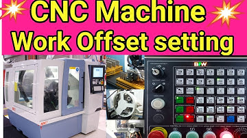 CNC offset | How to take cnc offset | CNC Offset setting | Geometry offset |Wear offset |Work offset