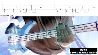 Down by Stone Temple Pilots - Bass Cover with Tabs Play-Along