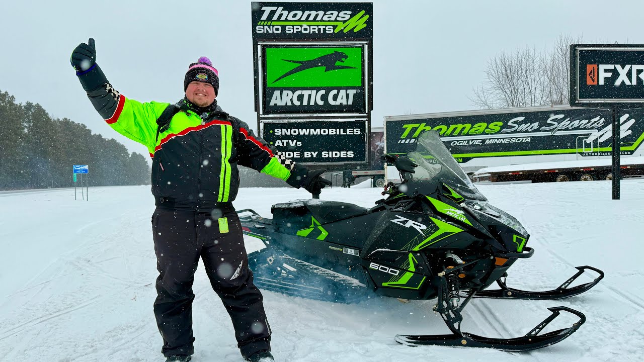 Trail Riding The NEW ARCTIC CAT 2026 ZR 600 With Power Steering! 