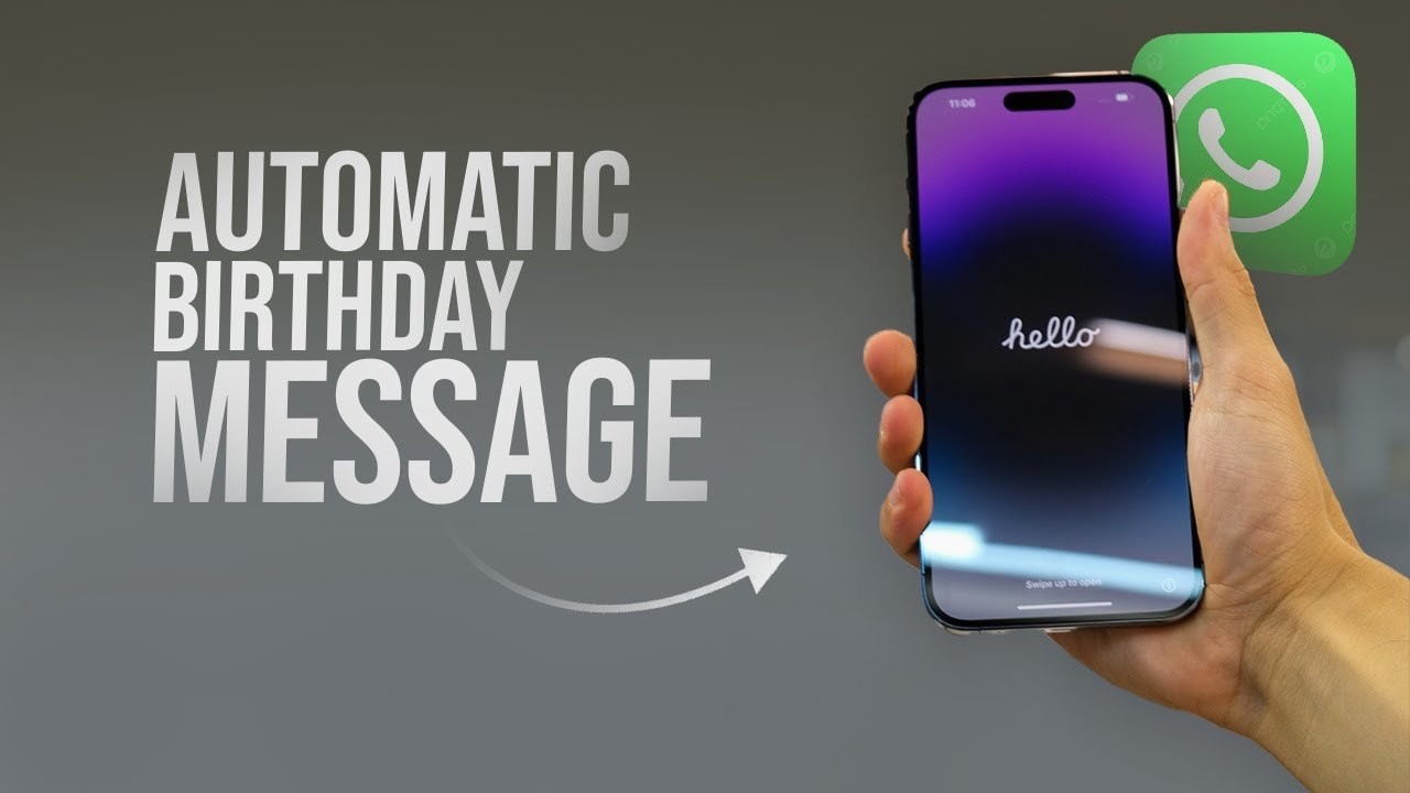 How to Send Happy Birthday Message on WhatsApp Automatically in iPhone ...
