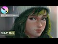 SPEEDPAINT | [DTIYS] &quot;Waiting&quot; | Krita