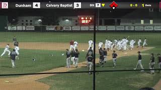 Dunham s Squeeze Play Wins Game 1 Quarterfinal