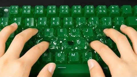 Which Ai keyboard would you choose? ASMR relaxation video google veo3 Ai satisfying relaxing sleep 