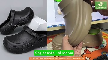 Giày chống trượt – Đi lại an toàn, tự tin cho mọi người cao tuổi