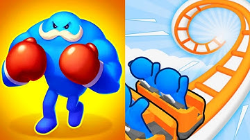 Punchy Race VS Runner Coaster Max All Levels Gameplay Android,iOS NEW UPDATE