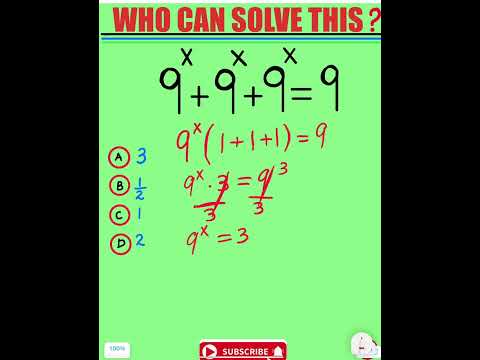 WHO CAN SOLVE THIS EQUATION?