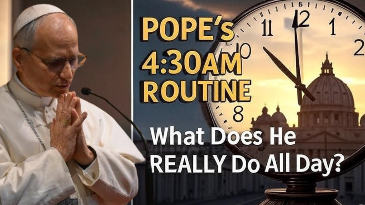 What Does Pope Leo XIV Do Daily? A Day in the Life of the First American Pope! | Beyond the Papacy