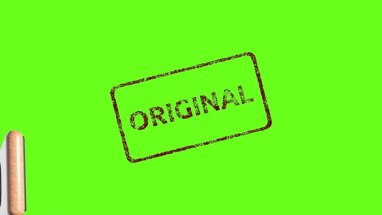 Original Stamp Punch Green Screen Green Screen l HD
