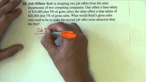 College Algebra - Section 1.7 - Part 1