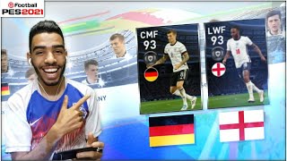 Germany  England National Teams Selection  Legends Pes 2021 Mobile