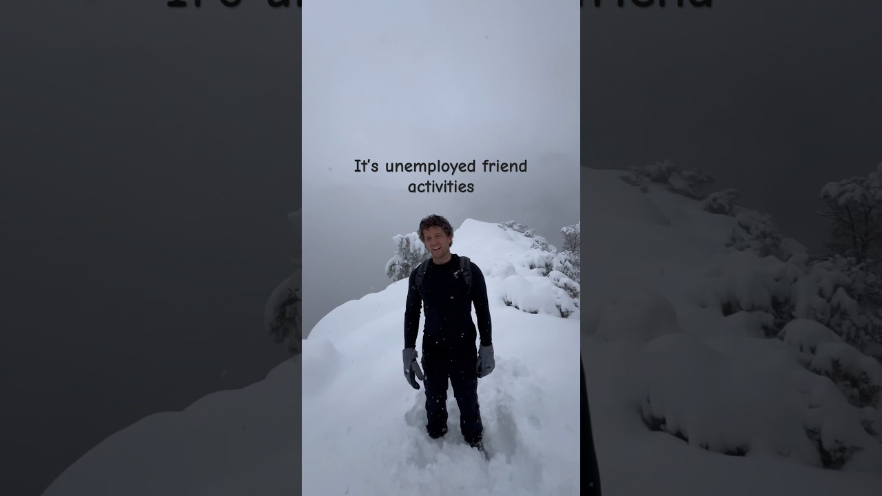 Hiked up Angels Landing today IN THE SNOW!!