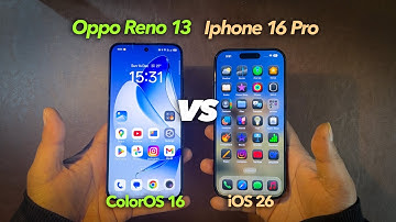 Oppo Reno 13 vs iPhone 16 Pro | ColorOS 16 vs iOS 26 comparison
