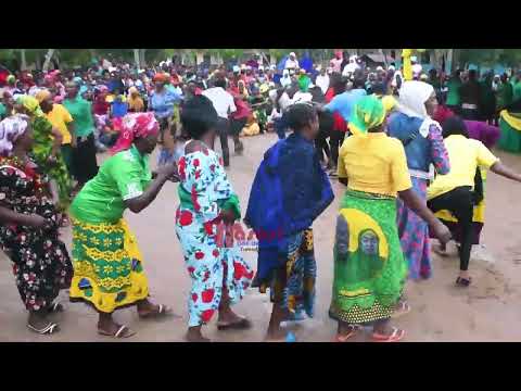 NGOMA YA KIMAKUWA KUTOKA WILAYANI NEWALA KATIKA MAADHIMISHO YA MIAKA 46 YA CCM MKOA WA MTWARA