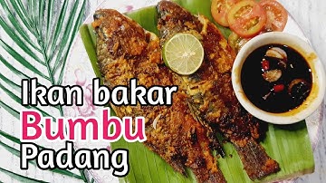 CARA MASAK IKAN BAKAR BUMBU PADANG CUMA PAKE TEFLON AJA