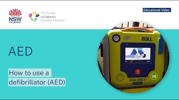 How to use a defibrillator (AED) on a child | Step-by-step guide by SCHN