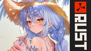 【RUST】被害者続出のバトルヘリをぶっ壊すしてミリタリートンネル行く!!!!!!!!ぺこ!【ホロライブ/兎田ぺこら】