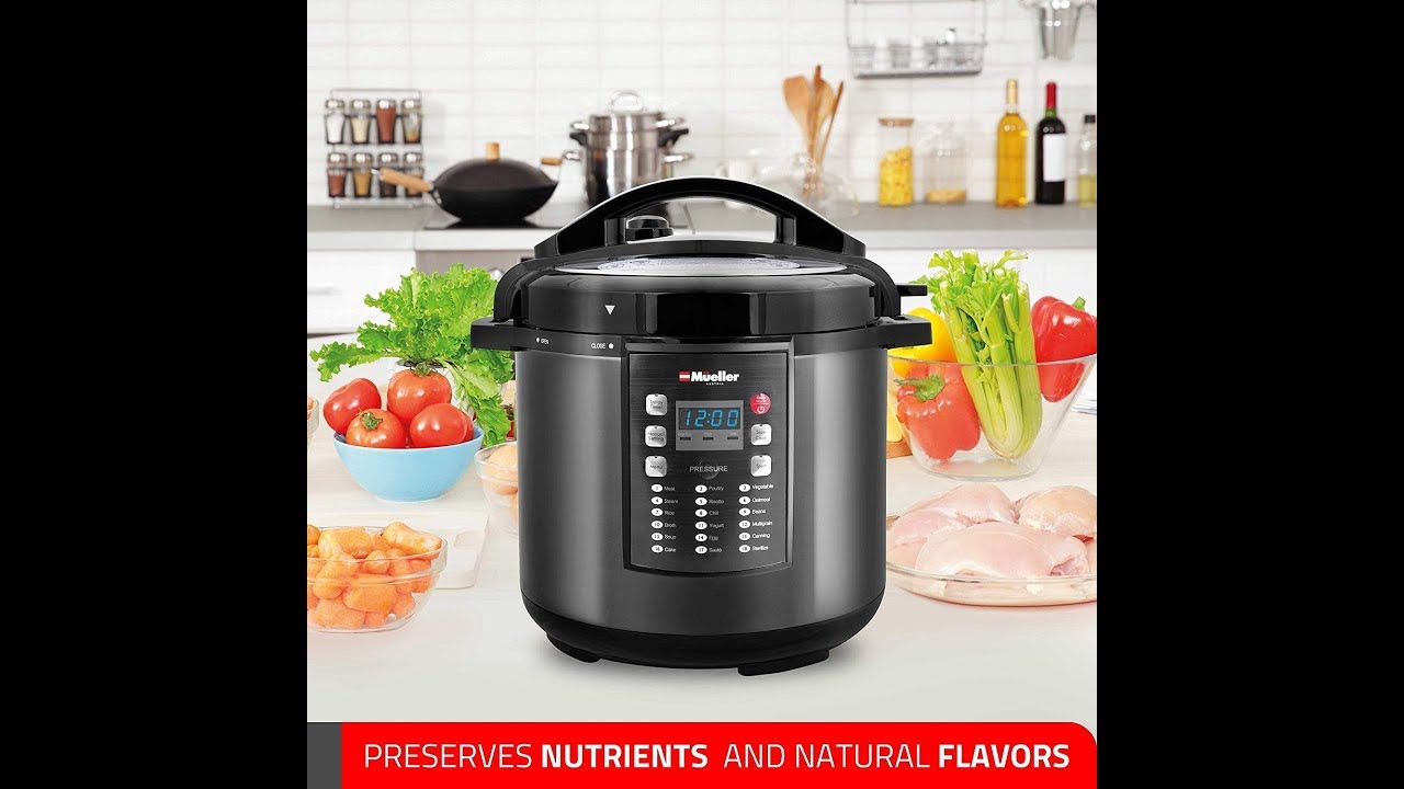 MUELLER Pressure Cooker reviews | electric pressure cooker review - YouTube