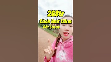 Đất Đắc Lắc giá rẻ - 268tr sẵn thổ cư. Giáp ranh tp Buôn Ma Thuột