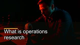 What is operations research Solving real-world constraints