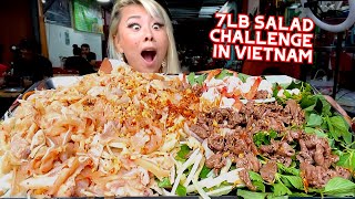 7LB SALAD CHALLENGE IN VIETNAM!! 1,200,000 PRIZE #RainaisCrazy @RainaHuang