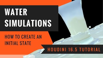 How to Create an Initial State for a Water Simulation in Houdini 16.5