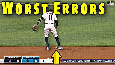 MLB | 2022 Worst Errors