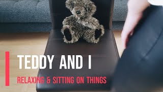 Sitting On A Teddy Bear & Relaxing On The Couch
