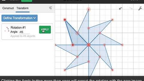 Mini Constructions with Desmos Geometry: Rotations