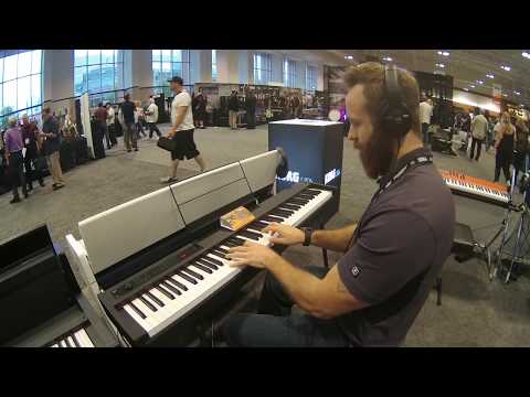 Summer NAMM 2018 - Korg D1 Digital Piano with Frank Tedesco