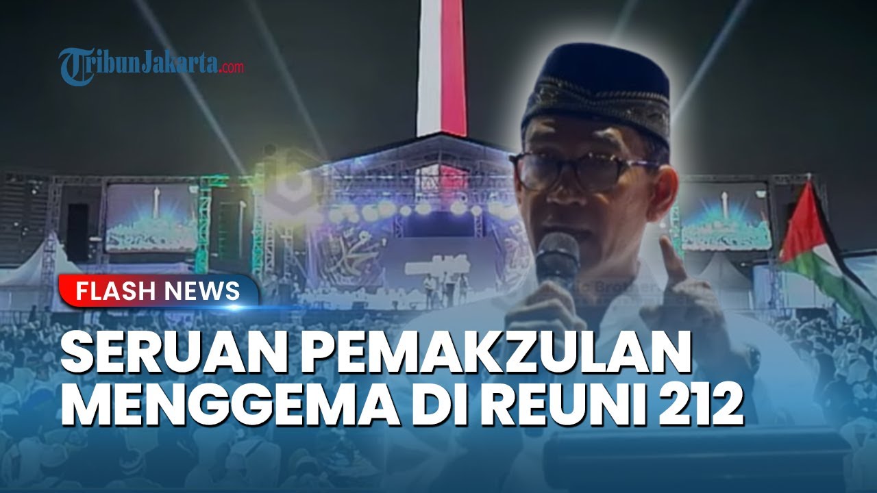 TAK MAIN-MAIN! Seruan Pemakzulan Menggema di Reuni 212, Refly Harun Angkat Isu Kesetaraan Hukum
