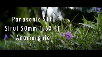 Panasonic S1H + Sirui Anamorphic 50mm 1.6X Fullframe Lens 6K
